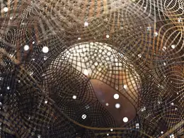 C4D实用工程第197季：金属网包裹圆球创意C4D工程文件 c4d project