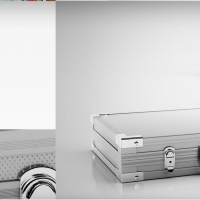 合金手提箱C4D模型 Alloy suitcase 3D model