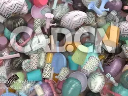 150个C4D OC动态设计材质预设 Octane Texture Pack 5 Motion Design
