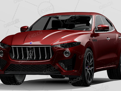 玛莎拉蒂levante-gt混合动力运动套装豪华车2022款C4D汽车模型下载