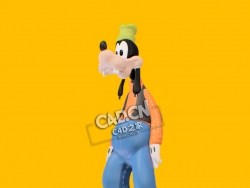 小狗布鲁托卡通宠物狗角色C4D模型下载 Goofy