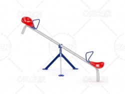 跷跷板玩具C4D模型