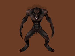 C4D狼人游戏模型 Balverine