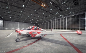 民用飞机（Let L-200D Morava）C4D模型 The plane 3D model