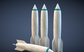 火箭、导弹C4D模型 raketa