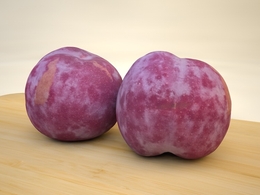 水果模型：李子C4D模型 ameixa original 3d model