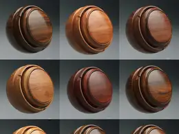 362种C4D Octane+Redshift车漆 木纹 金属 玻璃 塑料材质预设合集