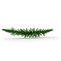 圣诞节装饰品模型：松枝花带C4D模型 Christmas Wreath 3D model