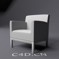 椅子3D模型 armchair 018