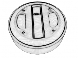 c4d冰壶，扫地机器冰壶建模