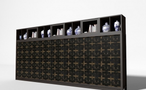 中医抓药柜C4D模型