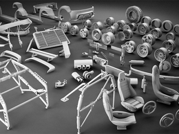 汽车零配件模型ArtStation - TuneYourCarKit!