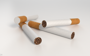 香烟C4D模型 Cinema 4D cigarette model