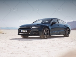 家用汽车C4D模型 CAR 3D MODEL