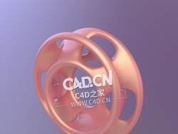 环形镂空造型C4D创意元素模型Torus