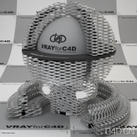 vray for c4d材质：Streckmetal Stefan 001