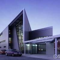 现代简约结构建筑3D模型