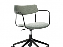 马特拉L型带轮办公椅3D模型素材下载Ella L Armchair with Castors by Martela