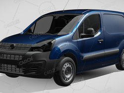 欧宝封闭车厢面包车2021款C4D汽车模型下载