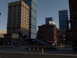 低面现代城市楼房C4D模型 POLYGON - City Pack Low-poly 3D model