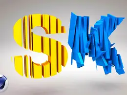 C4D标题文字生长动画 CINEMA 4D MOSPLINE TEXT ANIMATION