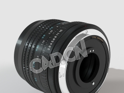 C4D图丽镜头相机镜头28毫米模型 Lens 28mm Tokina