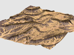 戈壁无人区山脉地形Osiris Terrain