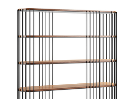 竖琴书架182书架3D模型素材下载Arpa Bookcase 182 by Bonaldo