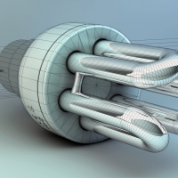 飞利浦节能灯3D模型 Philips energy saving lamps