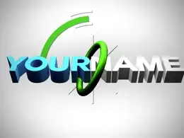 C4D+AE片头文字翻转动画工程文件 Intro Template 5