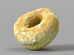 面包圈C4D模型 Glazed Doughnut 3d model