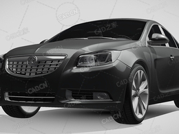 沃克斯豪尔徽章家用汽车轿车2008-2013款C4D汽车模型下载
