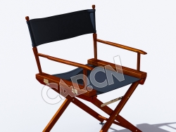 C4D导演折叠椅模型 Video Production Pack - Director Chair