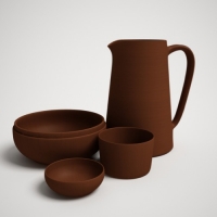 水壶 水杯C4D模型 Kettle cup（vray渲染）