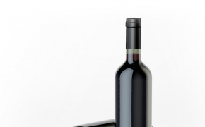 红酒酒瓶C4D模型 wine bottle 3d model