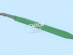 C4D医院手术刀解剖刀医疗器械模型下载 Scalpel 3dmodel