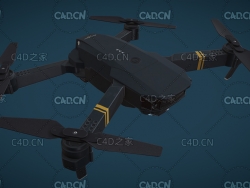 Eachine E58袖珍无人机C4D模型