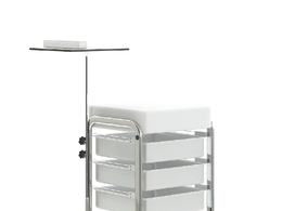 C4D移动工具车Manicure Table 3D Model