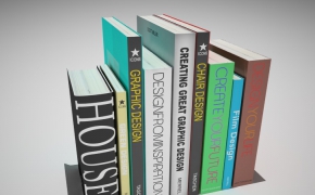 书籍模型三（c4d for vray渲染）Books model