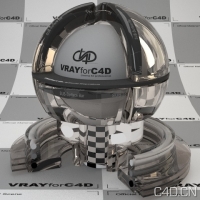 vray for c4d材质：Simple Glas 001