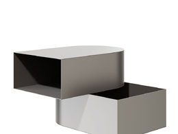 阿布西德床头柜卧室边柜（Bolzan品牌）3D模型素材下载Abside Bedside Table by Bolzan
