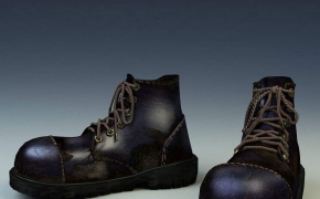 大头皮鞋C4D模型 Leather shoes 3D model