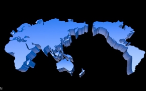 世界mapC4D模型（C4D/AI） world map