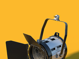 演播室灯 射灯C4D模型 Cinema 4D 3D Studio Lamp Model