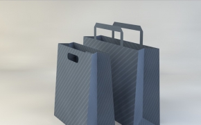 手提袋C4D模型 handbag 3D model