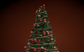 高精圣诞树3D模型（C4D/MAX） Christmas tree