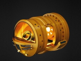 C4D太空舱模拟动画模型 Space Capsule