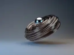 C4D Signal炫酷金属线圈工程
