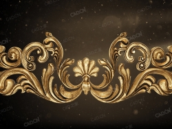 欧式雕花复古装饰点缀C4D模型-10Artstation– Noya Decorative Ornamental Kit 3d Mod