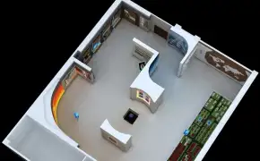 四川特驱投资集团企业多媒体展厅设计